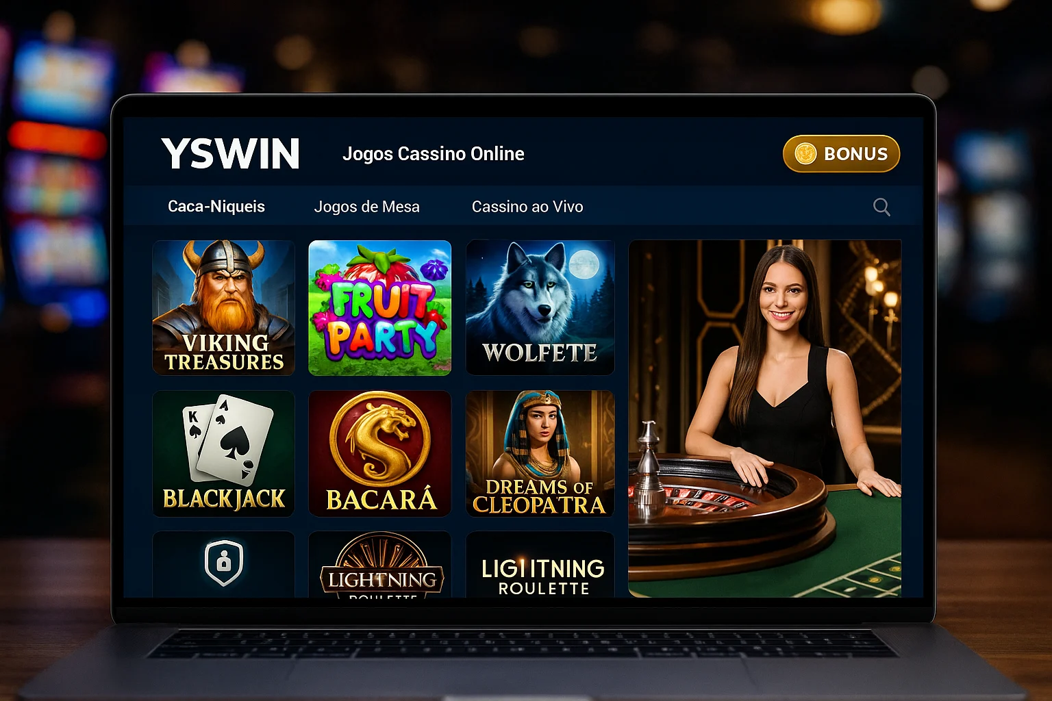 Jogos de cassino online inovadores e emocionantes na YSWIN